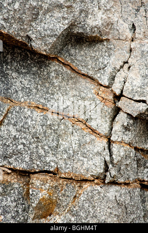 Cracking Bedrock, Finnland Stockfoto