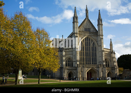 Winchester Kathedrale Hampshire England UK Stockfoto