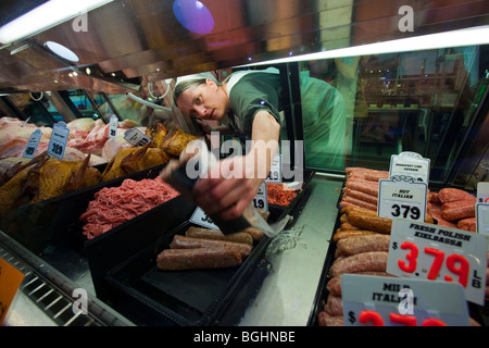 Halteman Familie Country Foods in Reading Terminal Market, Philadelphia Pennsylvania Stockfoto