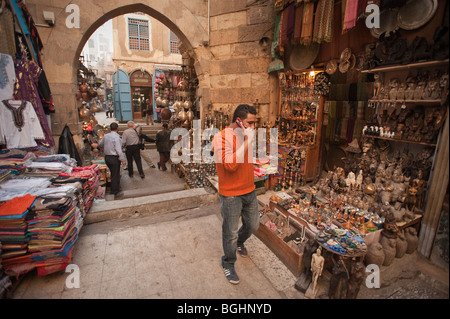 Kahn al-Khalili Markt, Kairo, Ägypten, Afrika Stockfoto
