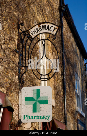 Apotheke Masham, North Yorkshire, UK Stockfoto