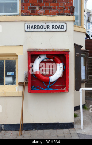 Bridlington Rettungsring Stockfoto