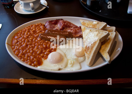 Komplettes englisches Frühstück. Stockfoto