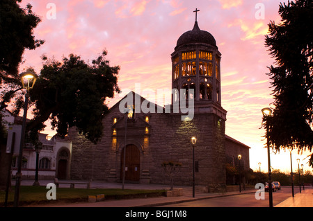 Iglesia (Kirche) Santo Domingo, La Serena, Chile (Norte Chico Region IV) Stockfoto