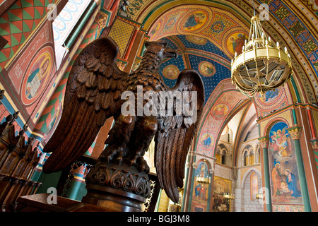 SAINT CAPRAIS KATHEDRALE, AGEN Stockfoto