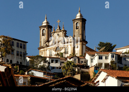 Nossa Senhora do Carmo Kirche; Ouro Preto, Brasilien Stockfoto