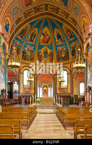SAINT CAPRAIS KATHEDRALE, AGEN Stockfoto