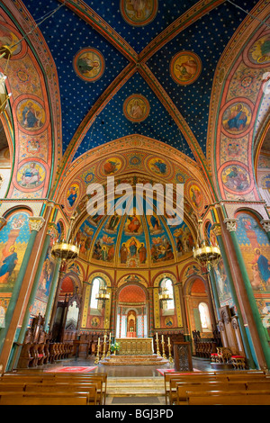 SAINT CAPRAIS KATHEDRALE, AGEN Stockfoto