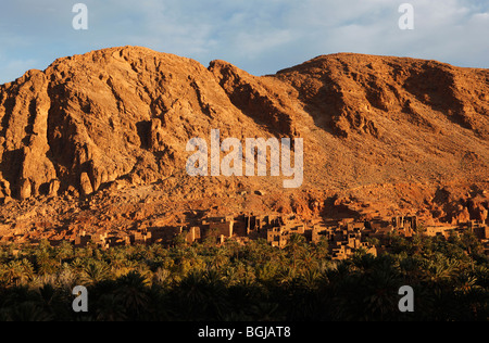 eine Landschaft von Tinghir Tal im Süden Marokkos Stockfoto