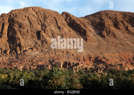 eine Landschaft von Tinghir Tal im Süden Marokkos Stockfoto