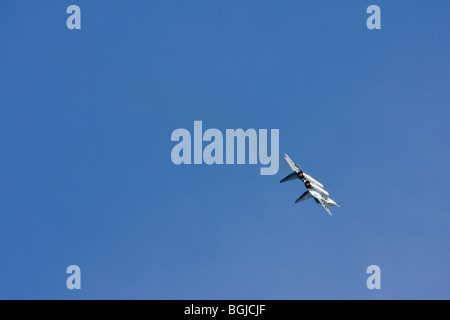 Polnische Luftwaffe Mig-29 auf RAF Leuchars Airshow 2009, Fife, Schottland Stockfoto