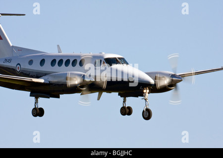 RAF Beech King Air - 45(R) Squadron in RAF Leuchars Airshow 2009, Fife, Schottland Stockfoto