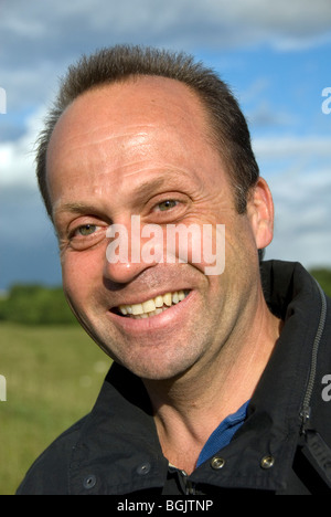 Porträt eines lachenden Mannes, England, Großbritannien, Europa Stockfoto