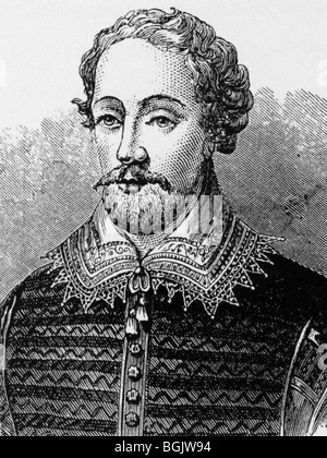 EDMUND SPENCER - englischer Dichter (c 1552-1599) Stockfoto