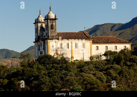 Sao Francisco de Paula Kirche; Ouro Preto, Brasilien Stockfoto