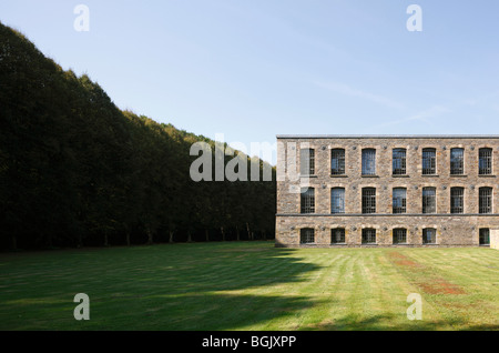 Engelskirchen, Dependance Baumwollspinnerei Ermen & Engels, LVR-Industriemuseum, Das Heutige Rathaus, verbindet Die Agger Stockfoto