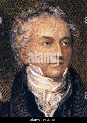 THOMAS YOUNG - englische Wissenschaftler und Universalgelehrter (1773-1829) Stockfoto