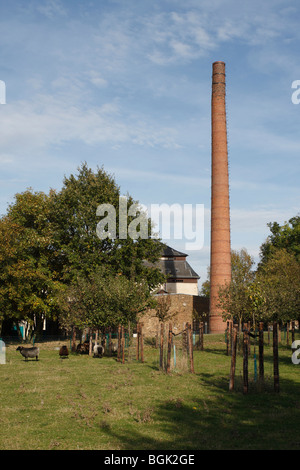 Euskirchen, Dependance Tuchfabrik Müller, LVR-Industriemuseum, Blick von Süden Auf Die Fabrik Stockfoto