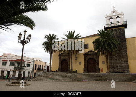 Tempel von Garachico auf den Platz, Teneriffa, Kanaren Stockfoto