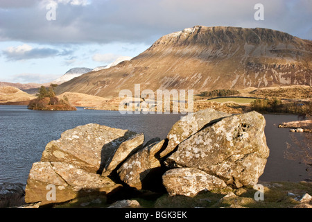 Llynnau Cregennen See in der Nähe Ortszentrum, Nord-West-Wales, UK Stockfoto