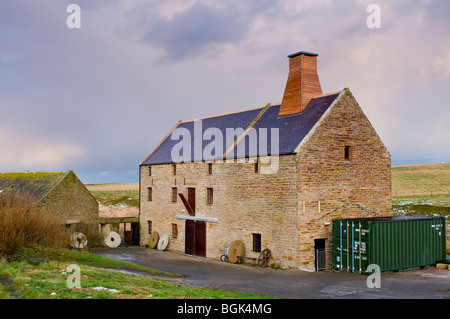 Die neue Baronie Mühle, auch bekannt als das Boardhouse Mill am Stadtrand von Birsay, Orkney Festland.  SCO 5852 Stockfoto