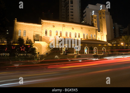 Weihnachtslicht Beirut-Libanon Stockfoto