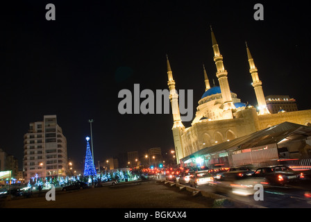 Weihnachtslicht Beirut-Libanon Stockfoto