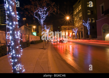 Weihnachtslicht Beirut-Libanon Stockfoto