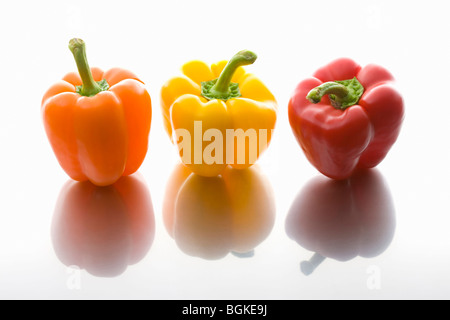 3 Paprika Stockfoto
