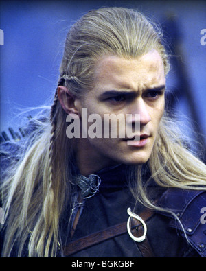 LORD OF THE RINGS: THE FELLOWSHIP OF THE RING - 2001 Entertainmwent/New Line Film mit Orlando Bloom als Legolas Stockfoto