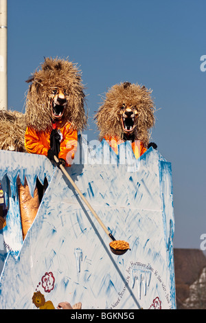 Basler Karneval Parade - Basler Fasnacht - Schweiz Stockfoto