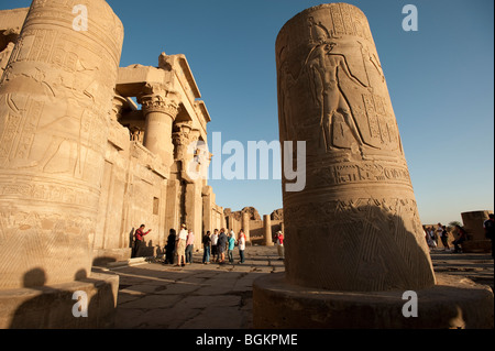 Tempel von Kom Ombo in Kom Ombo, Ägypten, Afrika Stockfoto