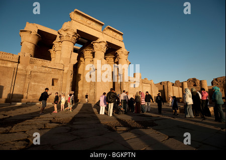 Tempel von Kom Ombo in Kom Ombo, Ägypten, Afrika Stockfoto