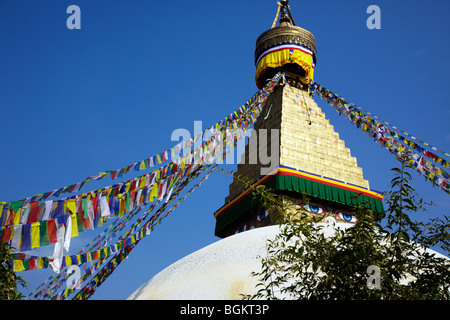 Bodhnath Stupa-Kathmandu-Nepal-Asien Stockfoto