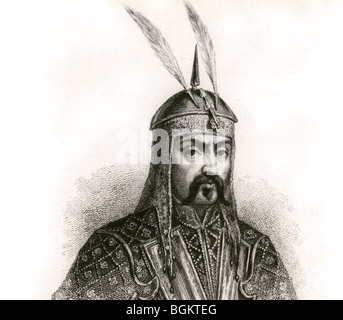 DSCHINGIS KHAN - Mogul Krieger und Herrscher (c 1162-1227) Stockfoto