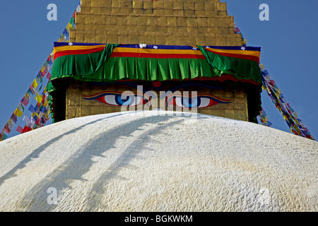 Bodhnath Stupa-Kathmandu-Nepal-Asien Stockfoto