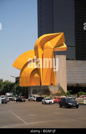 El Caballito, Skulptur, Paseo De La Reforma, Mexiko-Stadt, Mexiko, Nordamerika Stockfoto