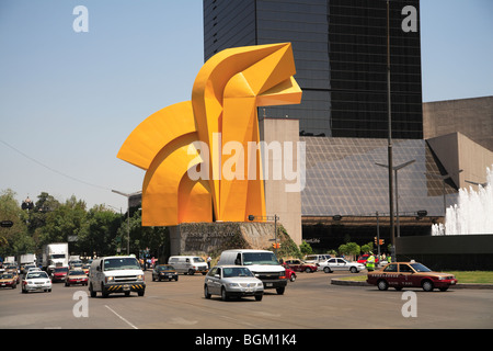 El Caballito, Skulptur, Paseo De La Reforma, Mexiko-Stadt, Mexiko, Nordamerika Stockfoto