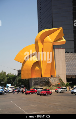 El Caballito, Skulptur, Paseo De La Reforma, Mexiko-Stadt, Mexiko, Nordamerika Stockfoto