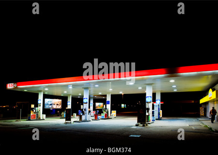 Autobahn, Tankstelle Stockfoto