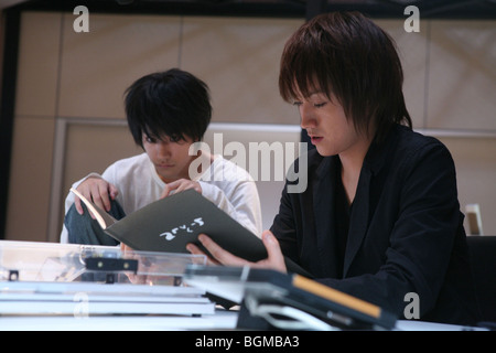 Desu Nôto Nachname Death Note - Nachname Jahr 2006 Direktor Shusuke Kaneko Ken'ichi Matsuyama, Tatsuya Fujiwara basierend auf Stockfoto