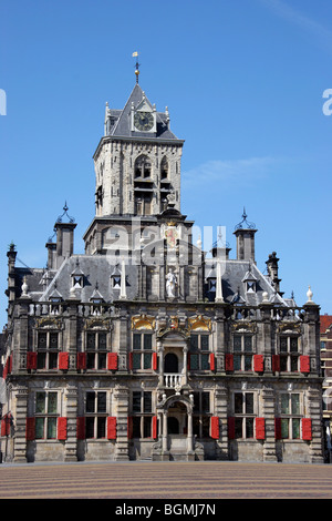 Delft-Rathaus im Renaissancestil, Niederlande Stockfoto