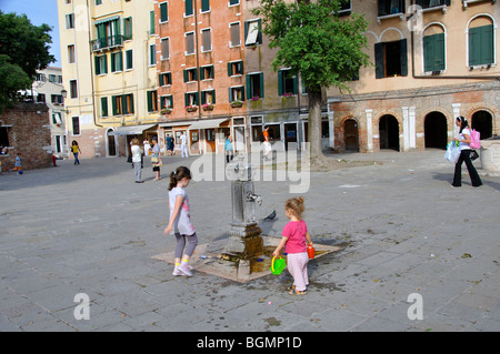 Jüdischen Ghetto, Venedig Stockfoto