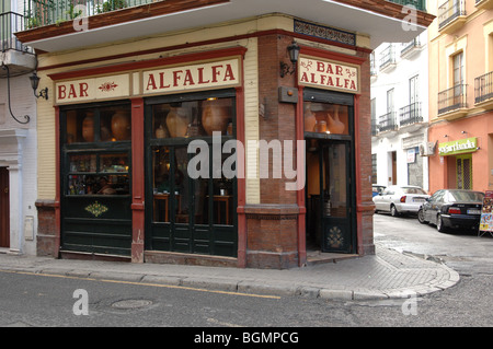 Traditionelle Tapas-Bars von alten Sevilla Spanien Stockfoto