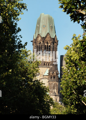 Kaiser-Wilhelm-Gedächtniskirche; Kurfürstendamm, Berlin, Deutschland Stockfoto