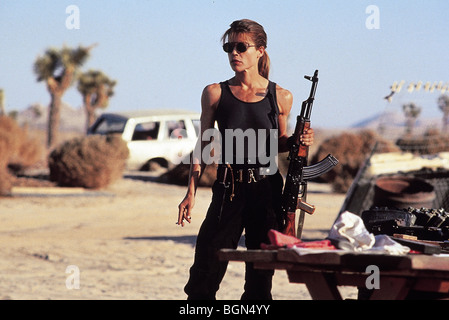Terminator 2: Judgement Day-Jahr: 1991 Direktor: James Cameron Linda Hamilton Stockfoto