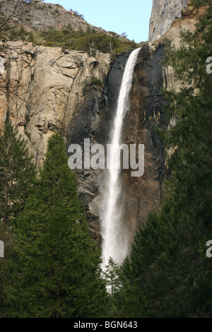 Bridal Veil Falls Yosemite Nationalpark, Kalifornien USA Stockfoto