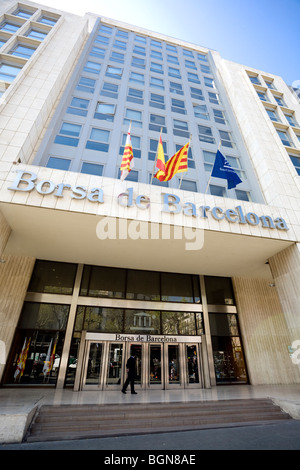 Borsa de barcelona Stockfoto