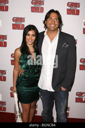 KIM KARDASHIAN JOE FRANCIS GIRLS GONE WILD Magazin LAUNCH WEST HOLLYWOOD Kalifornien USA 22. April 2008 Stockfoto