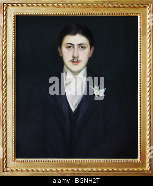 Porträt von Marcel Proust von Jacques-Emile Blanche, Musée d ' Orsay (Musée d ' Orsay), Paris, Frankreich Stockfoto